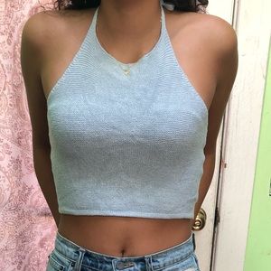 Brandy Melville Halter Knit Top